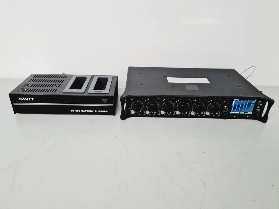 664 Sound Devices Portable Mixer/Recorder with Swit SC-302 Battery Charger Kit - Image 2 of 4