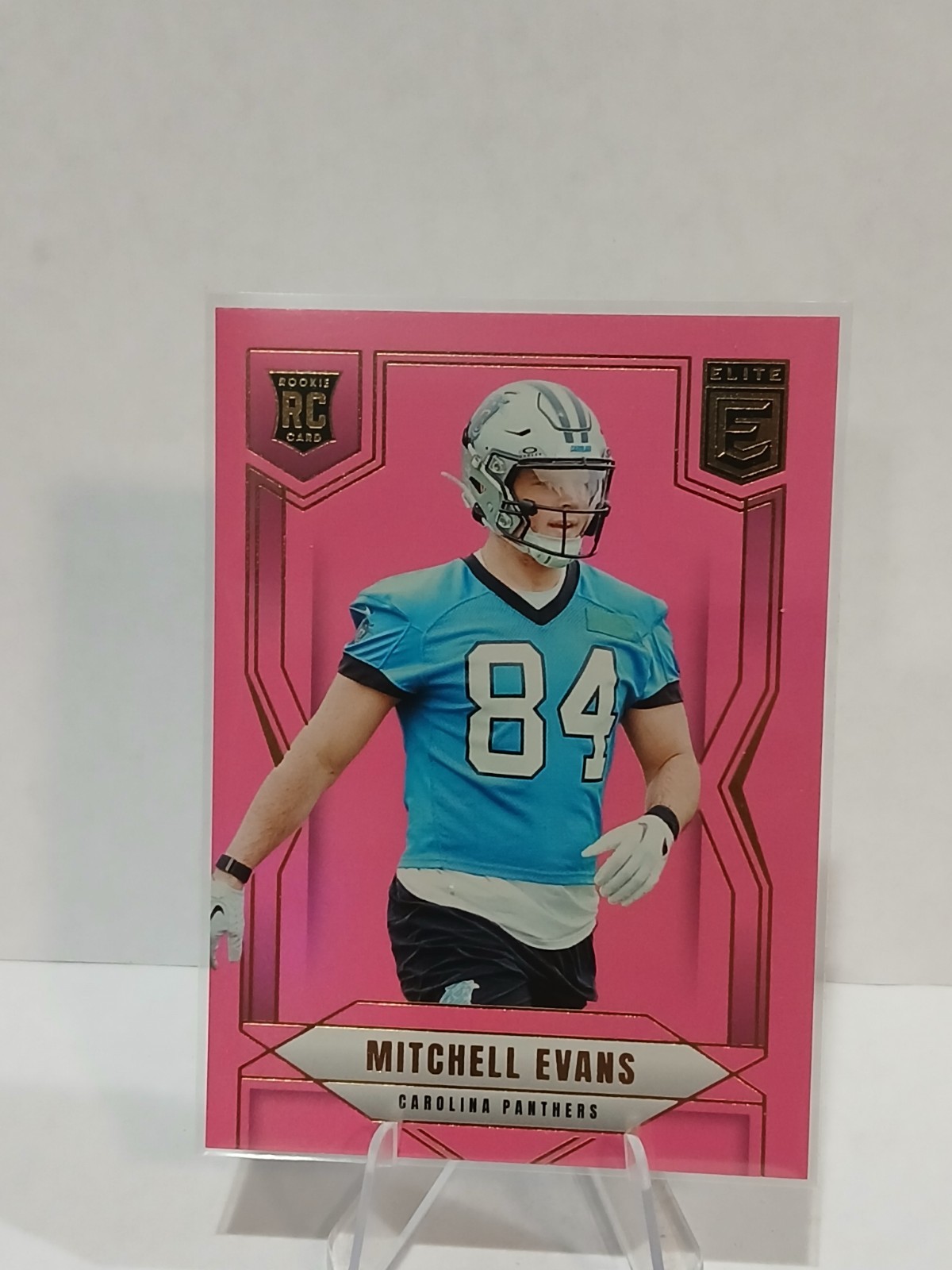 Mitchell Evans #194 Rookie Pink Donruss  Elite 2025  Carolina Panthers