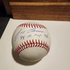 Jose Canseco 88 AL MVP & 40/40 Inscriptions  Signed Baseball - Beckett witnessed