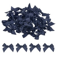 50X Mini-Schleifen Aus Stoff, Satinband, Blumenschleifen FüR Bastelarbeiten #1