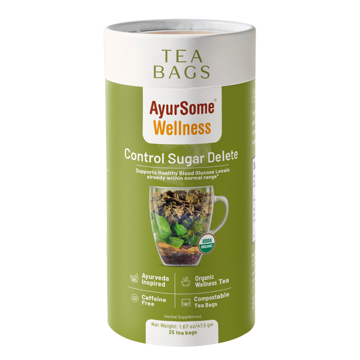 Organic Gymnema Tea Blend| 25 Microplastic free tea bags | Caffeine Free |  eBay