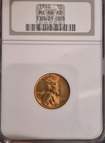 1940 Wheat Penny ms66  gem