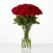 Red Roses-Fresh Flowers - Letterbox Gift - all occasions - FREE DELIVERY