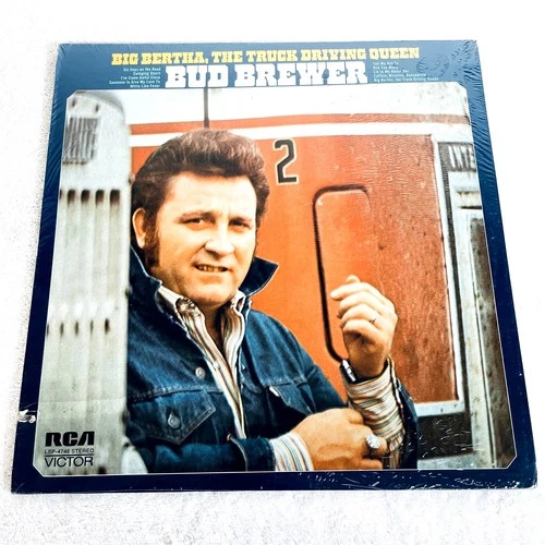 Bud Brewer "Big Bertha, Truck Driving Queen" 1972 Country LP,SEALED!, Orig Press