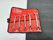 Bonney Tools Usa 5pc Sae 38-58 Open-end Flare Nut Line Wrench Set Foe5s Bonney Tools Usa 5pc Sae 38-58 Open-end Flare Nut Line Wrench Set Foe5s