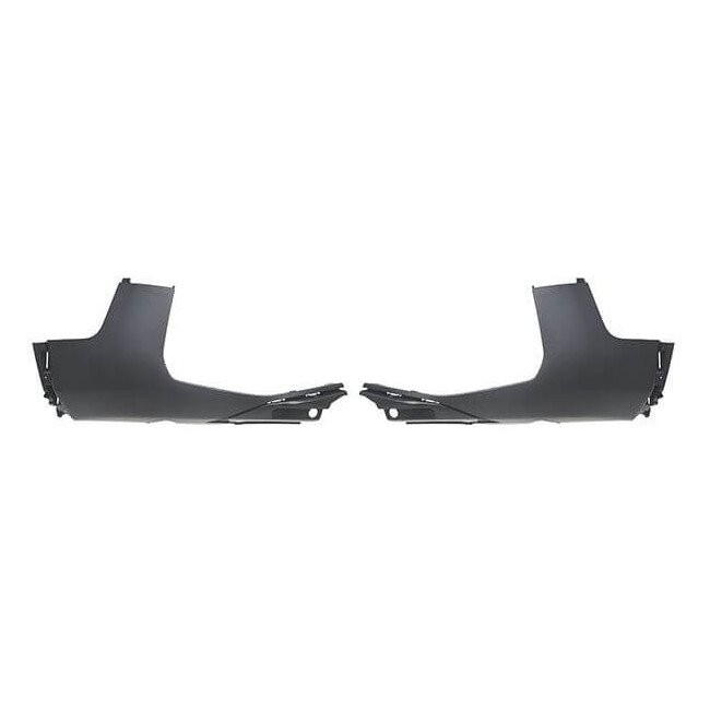 Spoiler pare-choc avant Peugeot 3008 II phase 1 kit de protection noir ABS 2016-2020