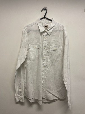 PRETTY GREEN MENS SHIRT IN WHITE SIZE M BNWOT (S787)