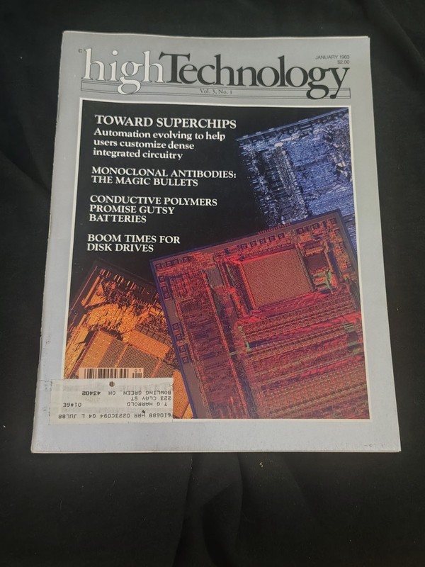 High Technology Magazine January 1983 Superchips