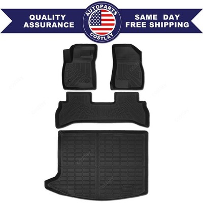 Fits 2020-2026 Buick Encore GX FWD Floor Mats+Trunk Cargo Liner TPE Replace Set