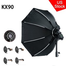 US KX90 90cm Octagon Umbrella Flash Softbox for Yongnuo Godox AD200 V1 Flash