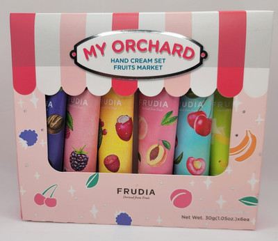 Frudia My Orchard Fruits Market 6 hand cream set 1.05 oz NIB