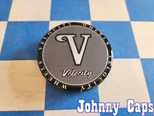 VELOCITY Wheels # CC016-1P . Custom Wheel BLACK Center Cap  [JC] (QTY. 1)