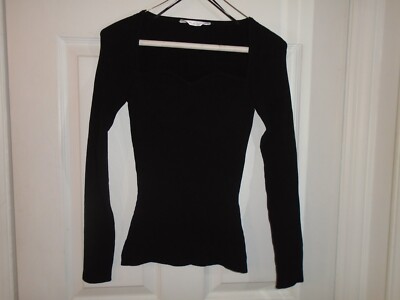The Primark Edit Black Knit Top Size Small
