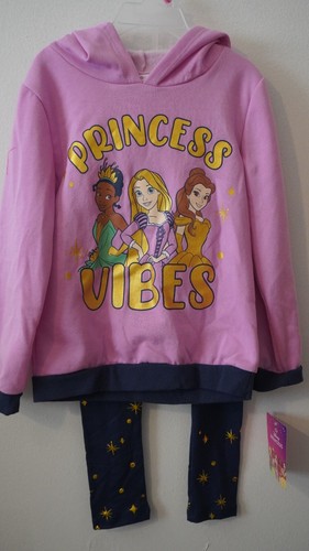 Disney Princess, size 6X, Pink and Navy 2 piece set, Girls clothing, (NWT) - Picture 2 of 13