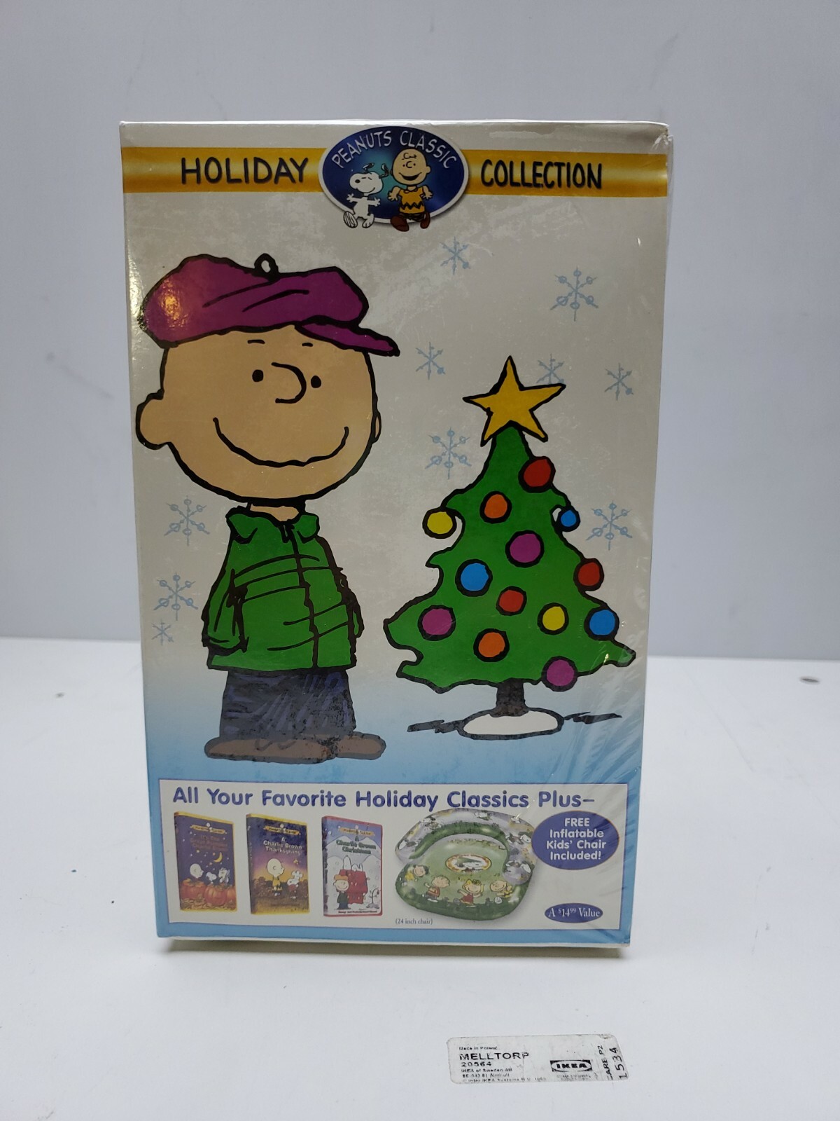 Peanuts Classic Holiday Collection Gift Set (VHS, 2000, 3Tape Set
