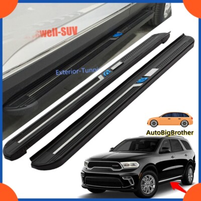 Fits For Dodge Durango 2018 2022 2023 Nerf Bars Pedal Side Steps Running Boards