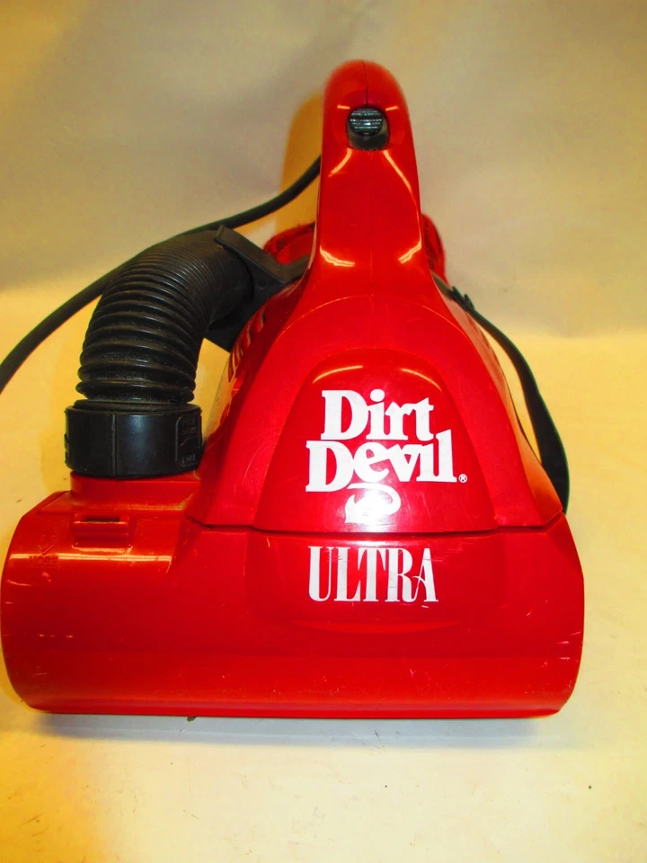 Royal Dirt Devil Ultra Hand Handheld Vacuum Red M08230 D Tested Works Great - Image 3 of 4