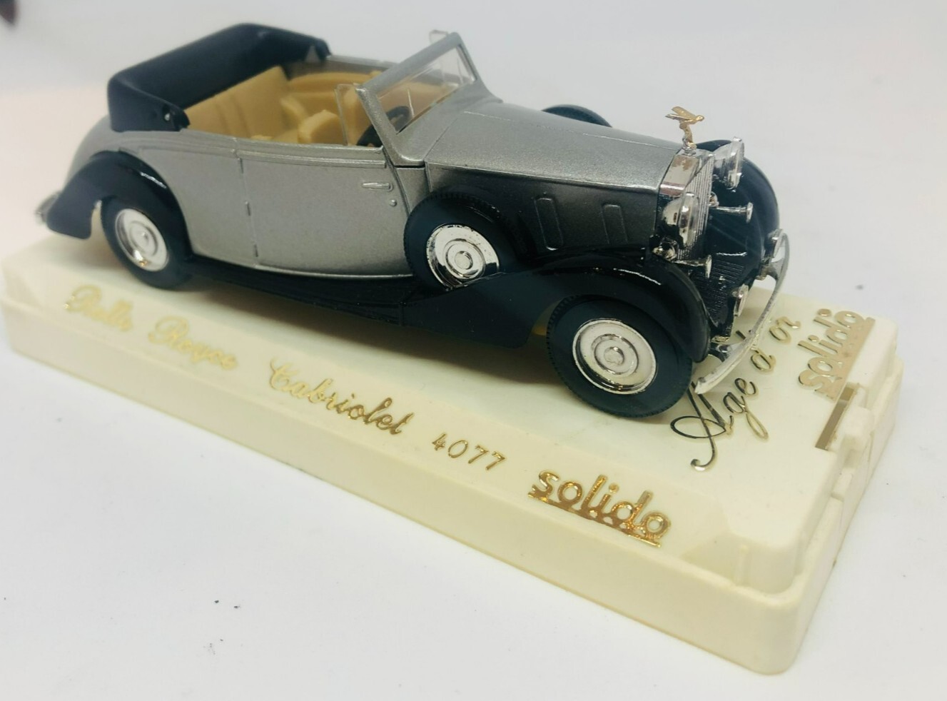 ROLLS ROYCE PHANTOM 3 Cabriolet 1939 Ancienne SOLIDO 1/43 en boite EUR