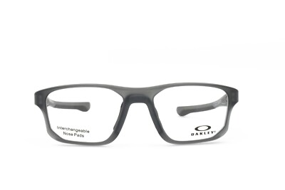 Oakley Eyeglasses Frames CROSSLINK FIT SATIN GREY SMOKE 53-17-150