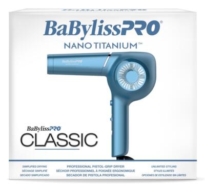 BaBylissPRO Nano Titanium CLASSIC Professional Pistol-Grip