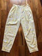 80s White Vintage Topper Pants Size S M