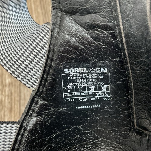 Sorel Womens Joanie III Sport Strap NL4687-010 High Wedge Heels Sandals Size 9 - Picture 18 of 18