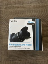Vivitar DH-58C Pro Wide Angle Digital 58mm Lens Hood flare reduction protector