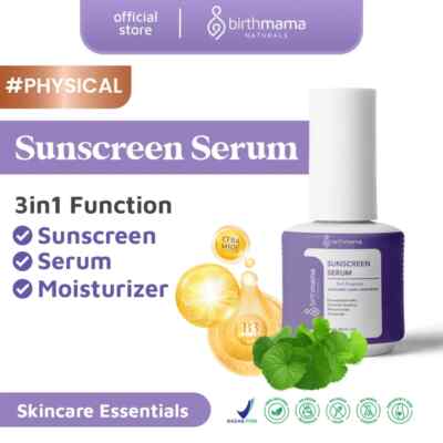 BIRTHMAMA Naturals Physical Sunscreen SPF 30 Serum Moisturizer