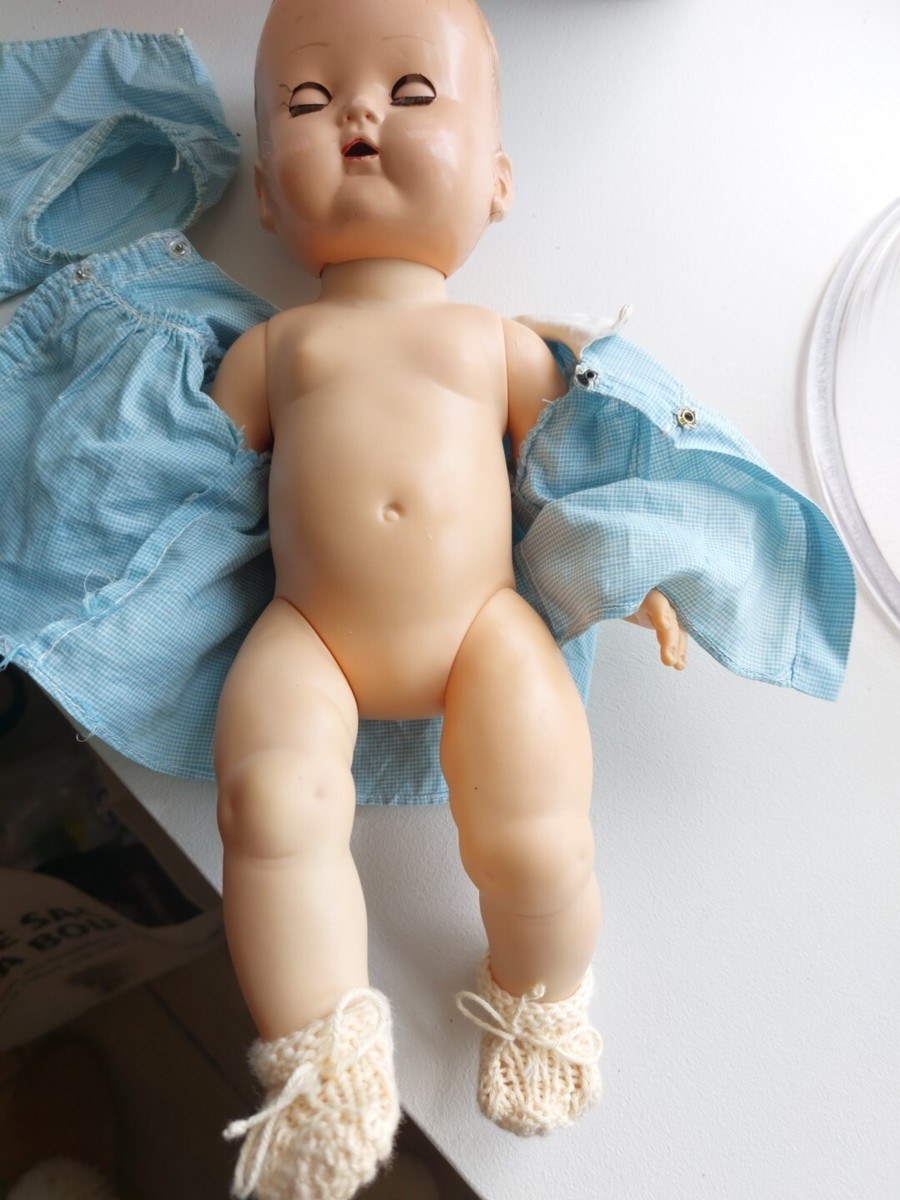POUPON BÉBÉ RAYNAL ancien yeux riboulants EUR 70,00 - FR