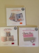 Lot 3 Step by Step Project Book Donna Downey Photo Decor Creative Album Journals