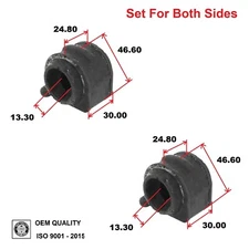 Stabilizer Bar Bushing Set Rear For Mazda 3 2004-2013 Mazda 5 12-15 OE Quality