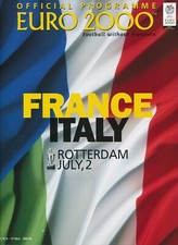 EURO 2000 FINAL France v Italy in Rotterdam - official match programme