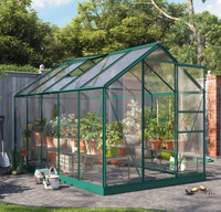 BillyOh Rosette Hobby Aluminium Polycarbonate Greenhouse