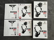 Image of The Last Of Us Part 1 & 2 PS5 Game Cases Slip Covers & insert arts - No Games -