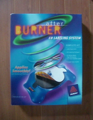 After Burning CD Labeling System - Complete Kit - NEW SEALED BOX