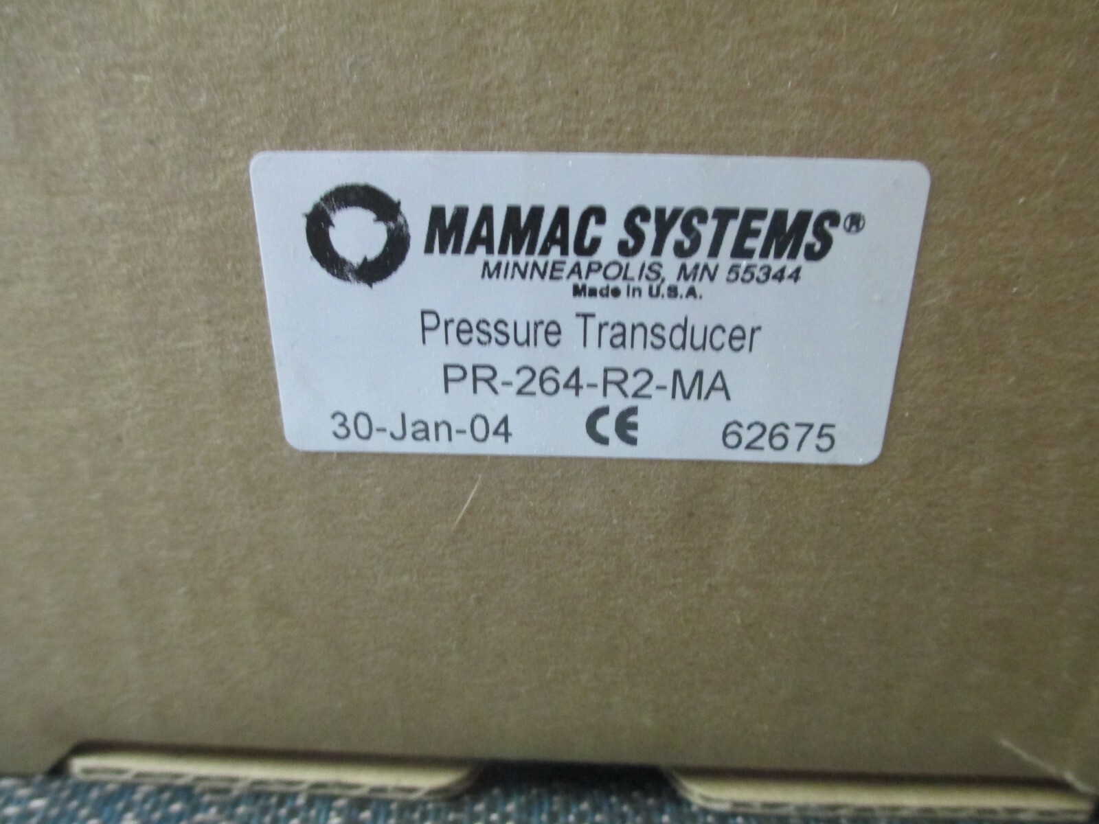 MAMAC Pressure Transducer купить в Америке, лот 334219182160