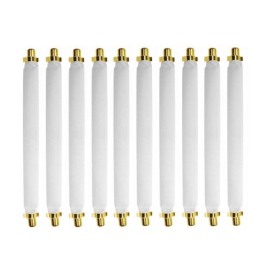 10x Sat Fensterdurchführung Flachkabel HD 20cm vergoldet Fenster Tür Flach Kabel