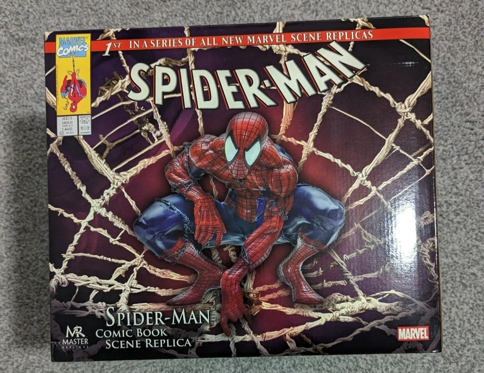 Escena de cómic de Spider-Man #1 réplicas maestras de estatua Foto 2 de 4