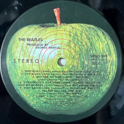 The Beatles White Album ドイツ盤 LP Stereo The Beatles White Album ドイツ盤 LP Stereo