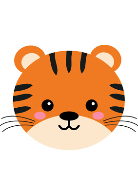 Sticker Tiger Aufkleber