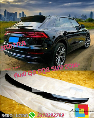  GLÄNZENDER SCHWARZER HECKSPOILER, GEEIGNET FÜR AUDI Q8 SQ8 SUV 2018+ 