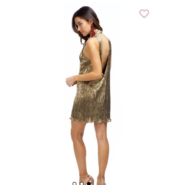 NWT Show Me Your Mumu Friday Choker Dress Gold, Women's Size S | eBay