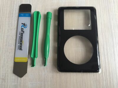 Black Front Faceplate Housing Case Cover for iPod Classic 4 4th Gen 20GB A1059