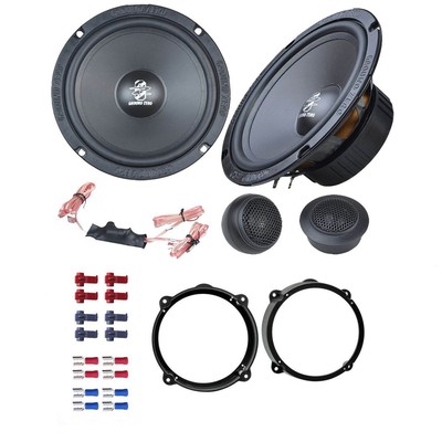 Ground Zero Auto Lautsprecher 16,5cm Boxen Kompo-System für Lancia Ypsilon 843