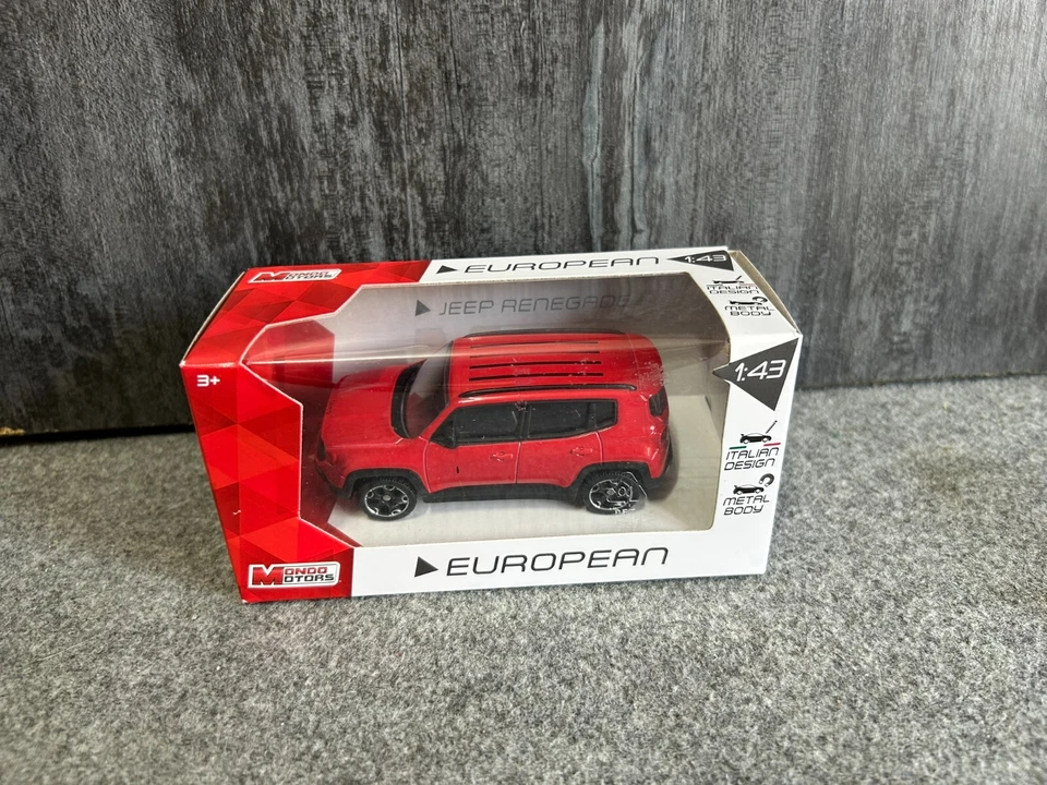 JEEP RENEGADE 1:43 1/43 MONDO MOTORS European Collection Modellino in METALLO - Immagine 4 di 4