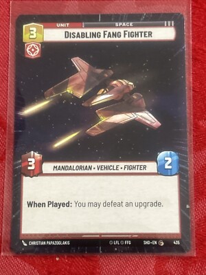 Hyperspace Star Wars Unlimited - Disabling Fang Fighter - Shadows of the Galaxy
