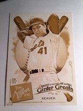 2019 Topps Allen & Ginter Ginter Greats 5x7 Tom Seaver Mets 41 /10