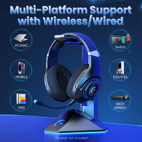 Gtheos Wireless Gaming Headsets for PS5 PS4 with Bluetooth 5.2