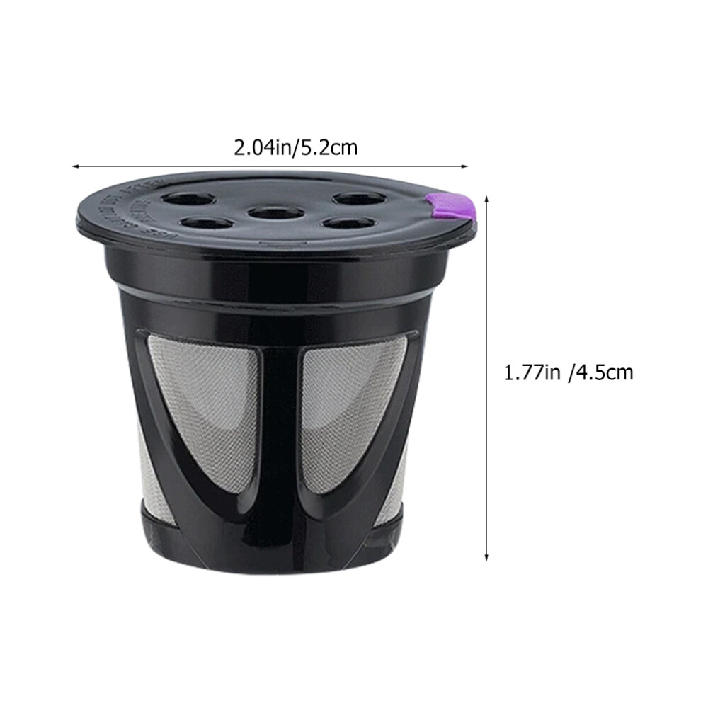6x Wiederverwendbare Kaffeepad Filter – Edelstahl-Mesh, Für Kaffeevollautomaten, Spülmaschinenfest