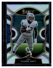 2020  Panini Select #51 D'Andre Swift Concourse Silver Prizm RC